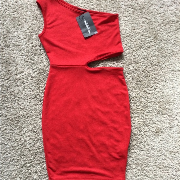 One Shoulder Cut Out Dress - Picture 13 of 16